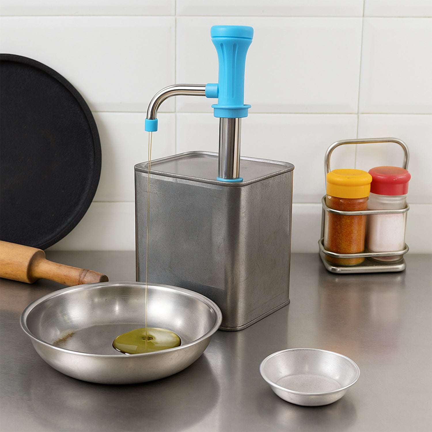 Stainless Steel Oil Pump Dispenser Stainless Steel Oil Pump Dispenser